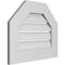 Ekena Millwork Octagonal Top Surface Mount PVC Gable Vent: Functional, w/ 3-1/2"W x 1"P Standard Frame, 22"W x 18"H GVPOT22X1801SF - alternate 4